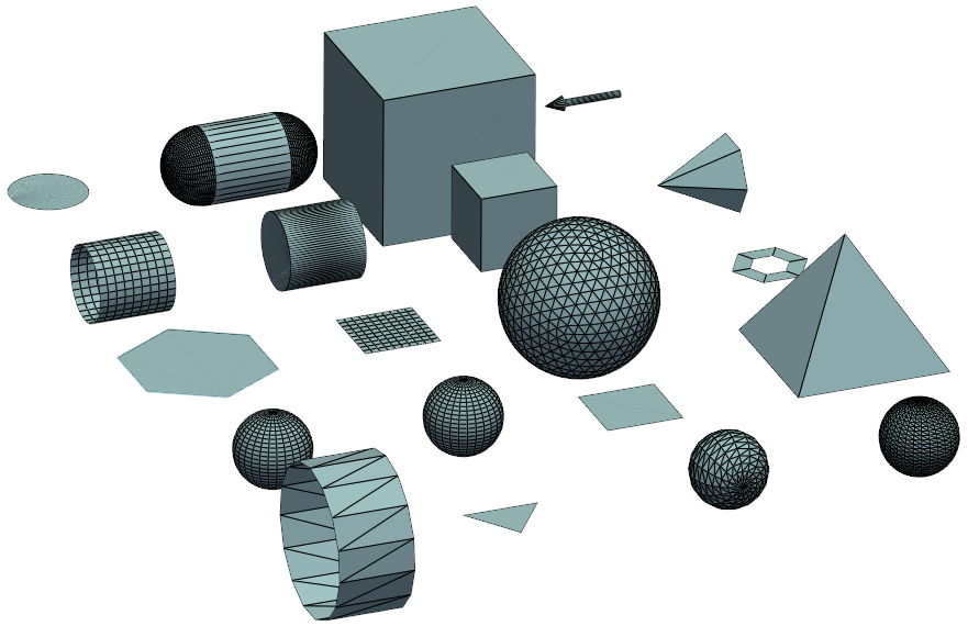 predefined shapes